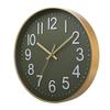Wall Clock Large Numerals Design Easy-to-Read Battery Operated Modern Silent Non-Ticking Round Clock Wall Decoration