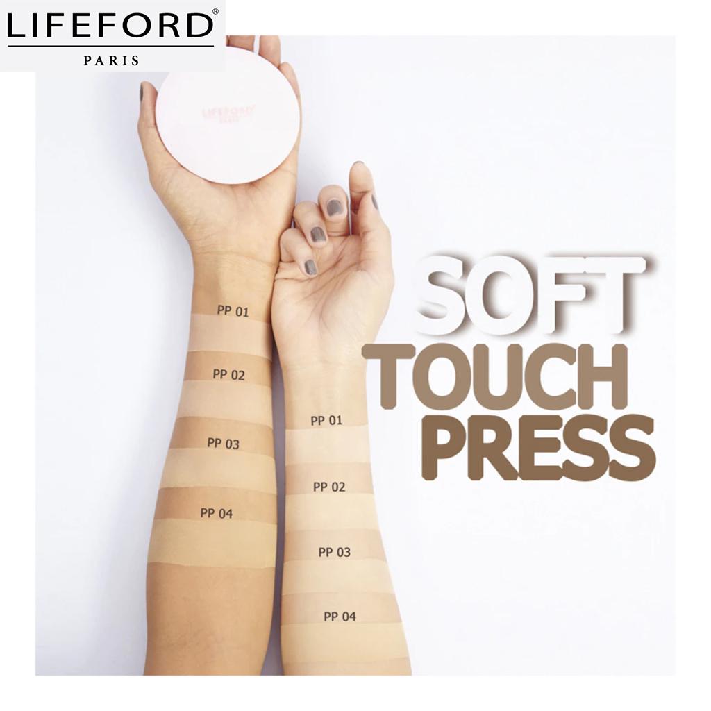 LIFEFORD Paris Soft Touch Press Powder SPF15 PA++ PP01-03 8 г. - Тайская косметика