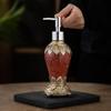 Anti-slip Liquid Hand Lotion Bottle Proof Pump Hand Soap Jar Retro Agate Soap Dispenser  Kitchen