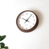 KATOMOKU muku clock 13 Настенные часы из ореха Плавная секундная стрелка Диаметр km-104WA 30,6 см (Кварцевые часы)