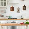 Wooden Eat Sign Set Cutting Board Kitchen Decor Sign Rustic Wall Art Eat Sign for Home Dining Room Restaurant Coffee Shop