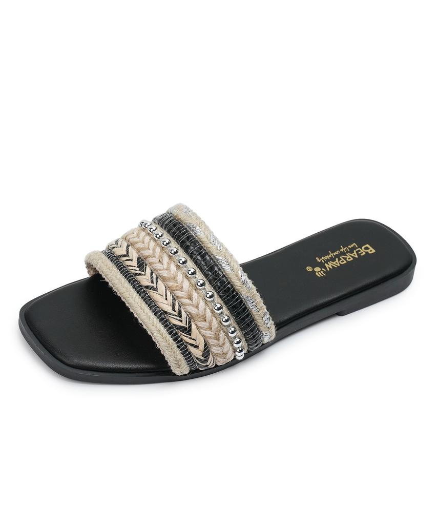 Тапочки Bearpaw Evie Черные (K2983001Rb-W)