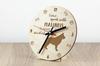 Malinois Belgian Shepherd Dog - clock with dog, wooden clock with engraving, personalised clock by Art-Dog