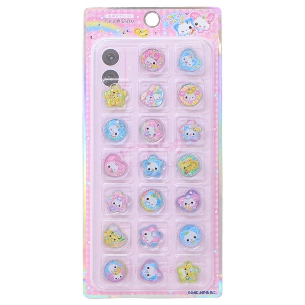 Kamio Japan Наклейка Ohajiki Seal KIRACORO Heisei Fancy HAPPY MARCH 228957