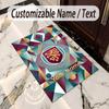 Crystal Velvet Rug Burnley Football Print Custom Name Text Floor Mat Home Decor