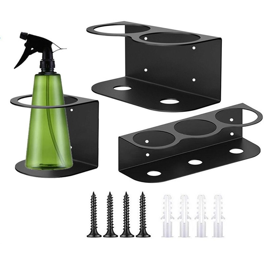 Wall Mount Spray Can Storage Rack 1/2/3 Holes Paint Bottle Organizer Shower Room