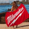 LOGO M-Milwaukees Модное Микрофибровое Одеяло Быстросохнущие Пляжные Полотенца Большого Размера С Принтом Супервпитывающее Полотенце-Одеяло для Бассейна