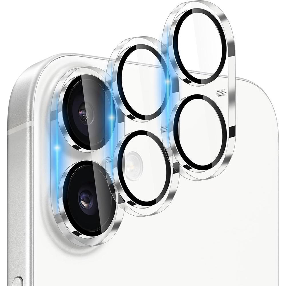 3 шт. Защитная пленка для экрана и объектива камеры для Iphone 17 Air 16 Pro Max 15 Plus 14 13 12 Mini 11 16E Закаленное стекло Защитная пленка Аксессуары для телефона