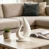 Modern Sailboat Statue 3D Printed Shipping Boat Figurine for Living Room Coffee Table Office Shelf Table Centerpiece