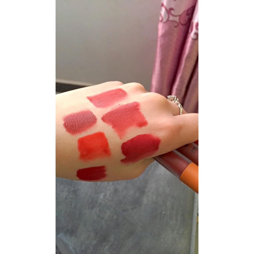 Корейская косметика Vongee 5 шт./компл. Нюдовый бархатистый блеск для губ Стойкий водостойкий матовый не сухой кремовый мягкий оттенок для губ Набор помад для макияжа