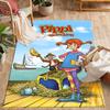 Pippi House. Themed Anti-Slip Rugs - Polyester Home Decor, Suitable for Bedrooms, Living Rooms, Doorways, Studios, and Decorations