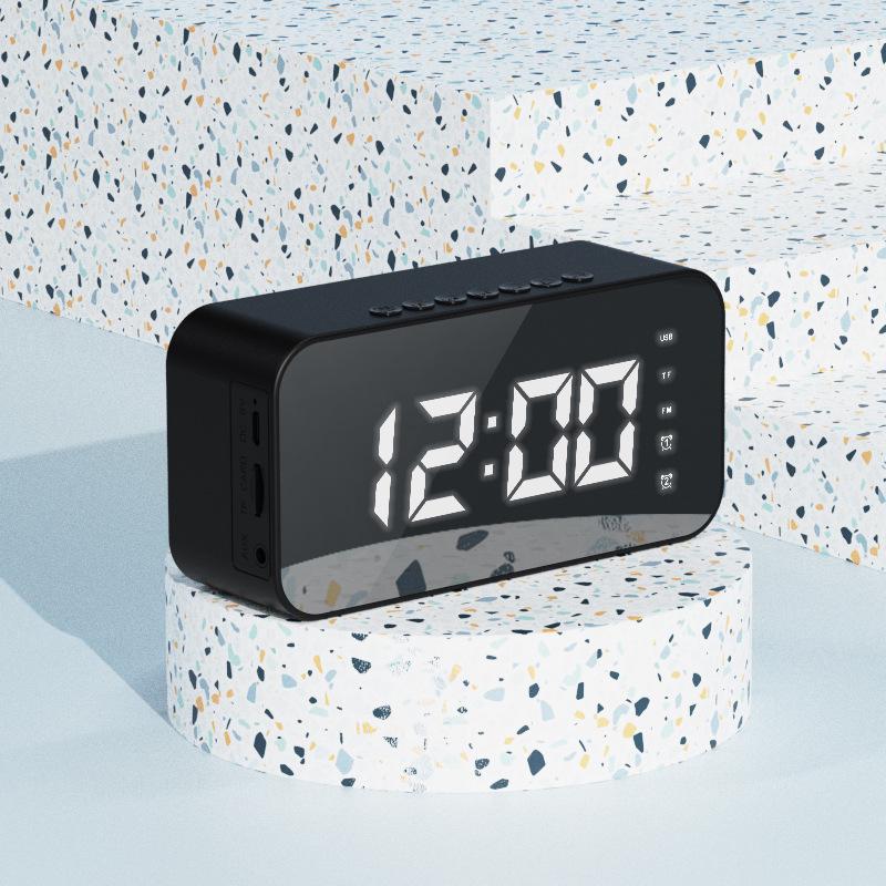 S15 Bluetooth-динамик Будильник с длительным временем работы от аккумулятора, качеством звука Hi-Fi, слотом для TF-карты и радио