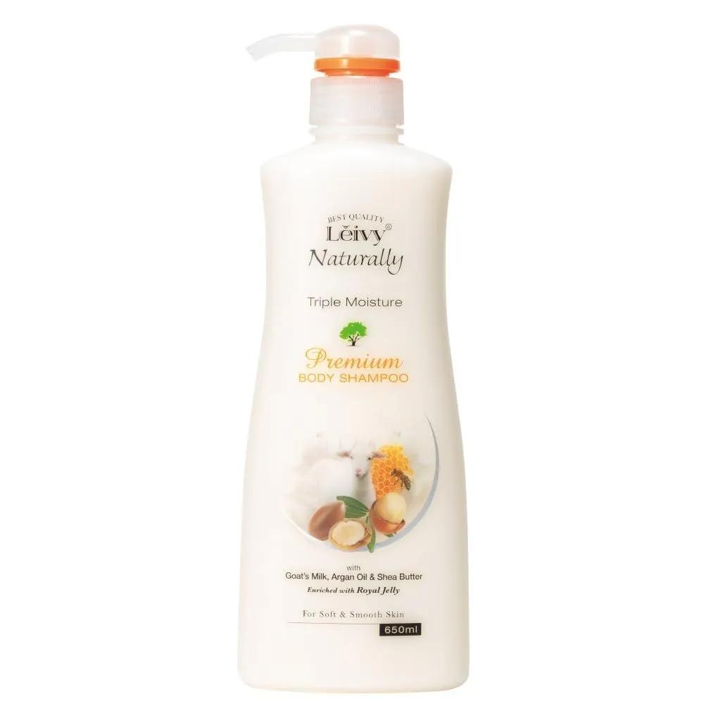 Leivy Premium Body Shampoo & Body Wash Royal Jelly 650ml Set of 3