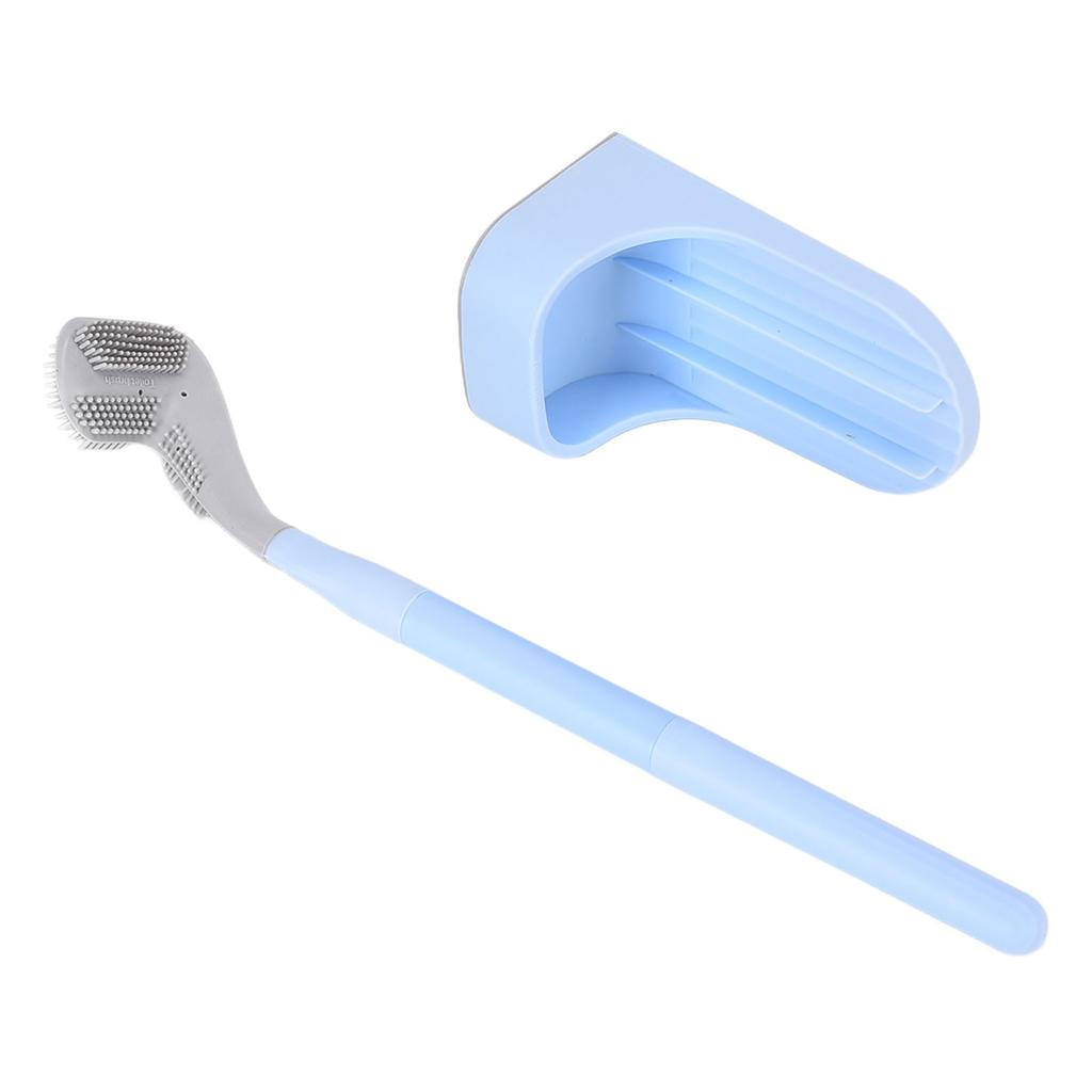 Golf Toilet Brush with Detachable Long Handle No Dead Corner Cleaning Brush for Bathroom HotelBlue
