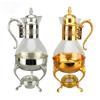Набор стеклянных кофейников, подогреваемый кувшин для воды с крышкой и чашкой, чайник для горячего и холодного чая в винтажном стиле для H