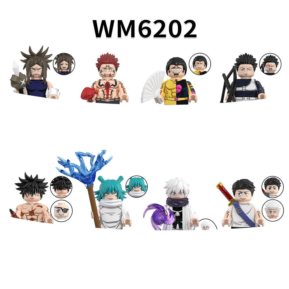 8 шт./комплект WM6200 WM6139 WM6149 Магическая битва Строительные фигурки Игрушки