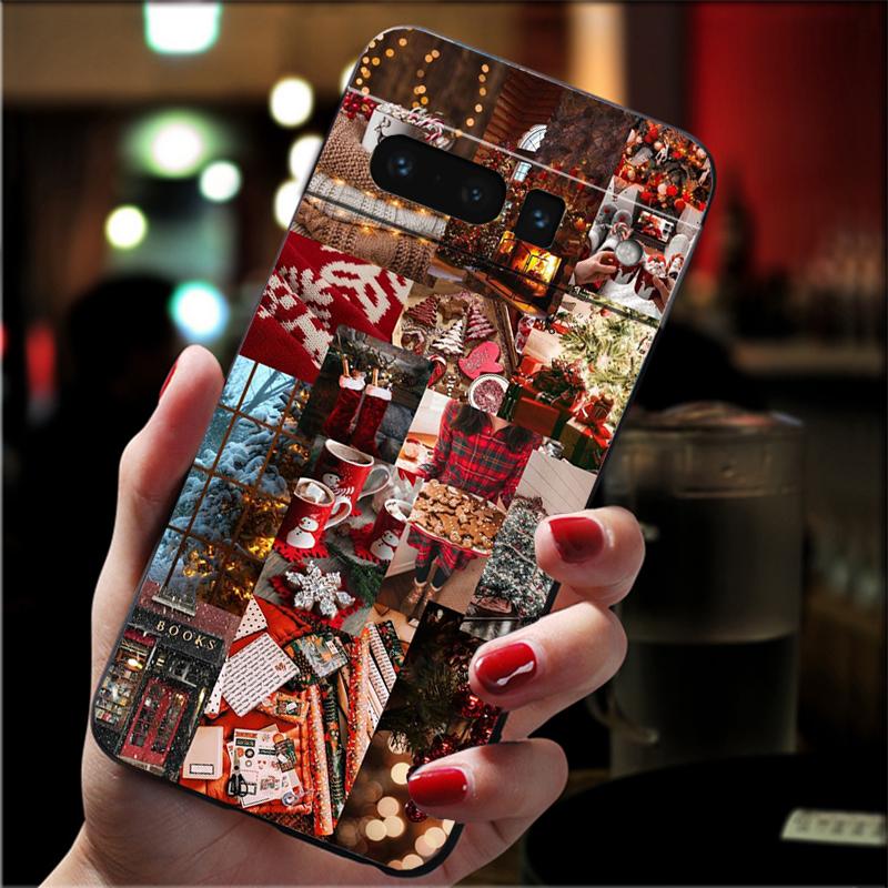 Phone Case For Google Pixel 10 Pro XL 9 Pro XL 9A 8 7 6 Pro Pixel 8A 7A 6A Pixel 8 7 6 5 Christmas Art