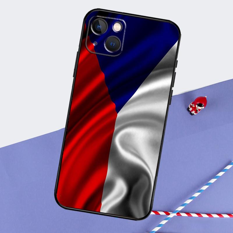 Чехол для телефона с флагом Чешской Республики для iPhone 16 Pro Max 11 13 14 15 Pro Max 12 Mini XR 16 15 Plus 16e Задняя крышка
