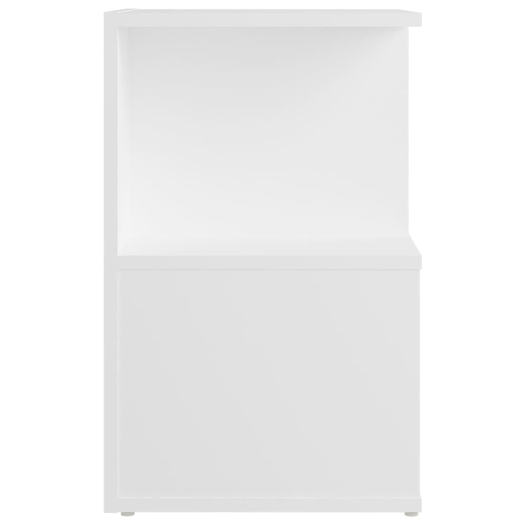 Nightstand White 35 x 35 x 55 cm Engineered Wood