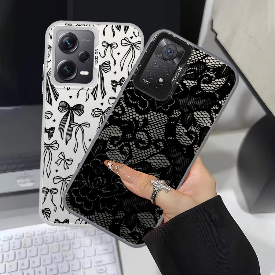 Case for Xiaomi Mi 13T 11 Lite 12T Pro Back Phone Cover Butterfly Knot Pattern