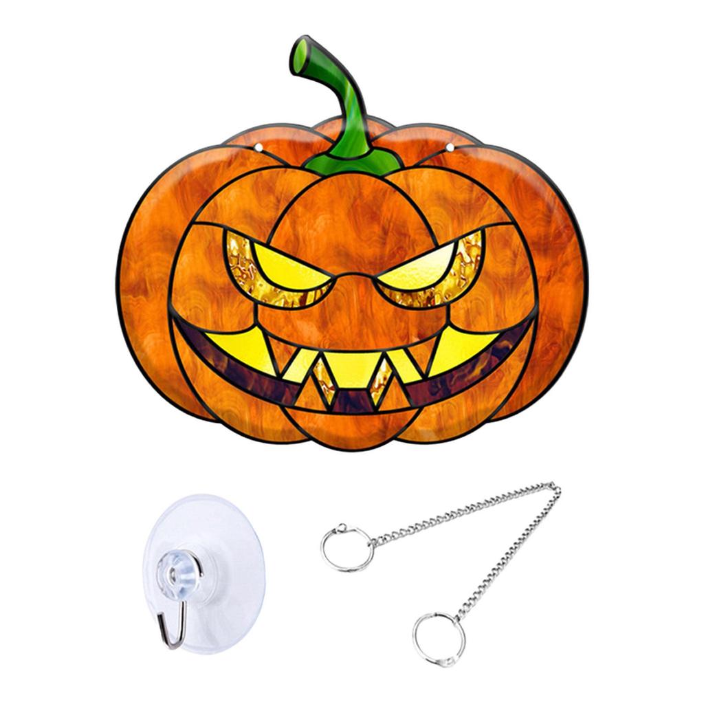 Halloween Hanging Decorations with Chain and Suction Cup Hook Ornaments
