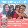 Nutrabud Multivitamin Gummies 60 Count Mango Flavor Sugar-Free Daily Supplement for Kids and Adults for Energy and Wellness