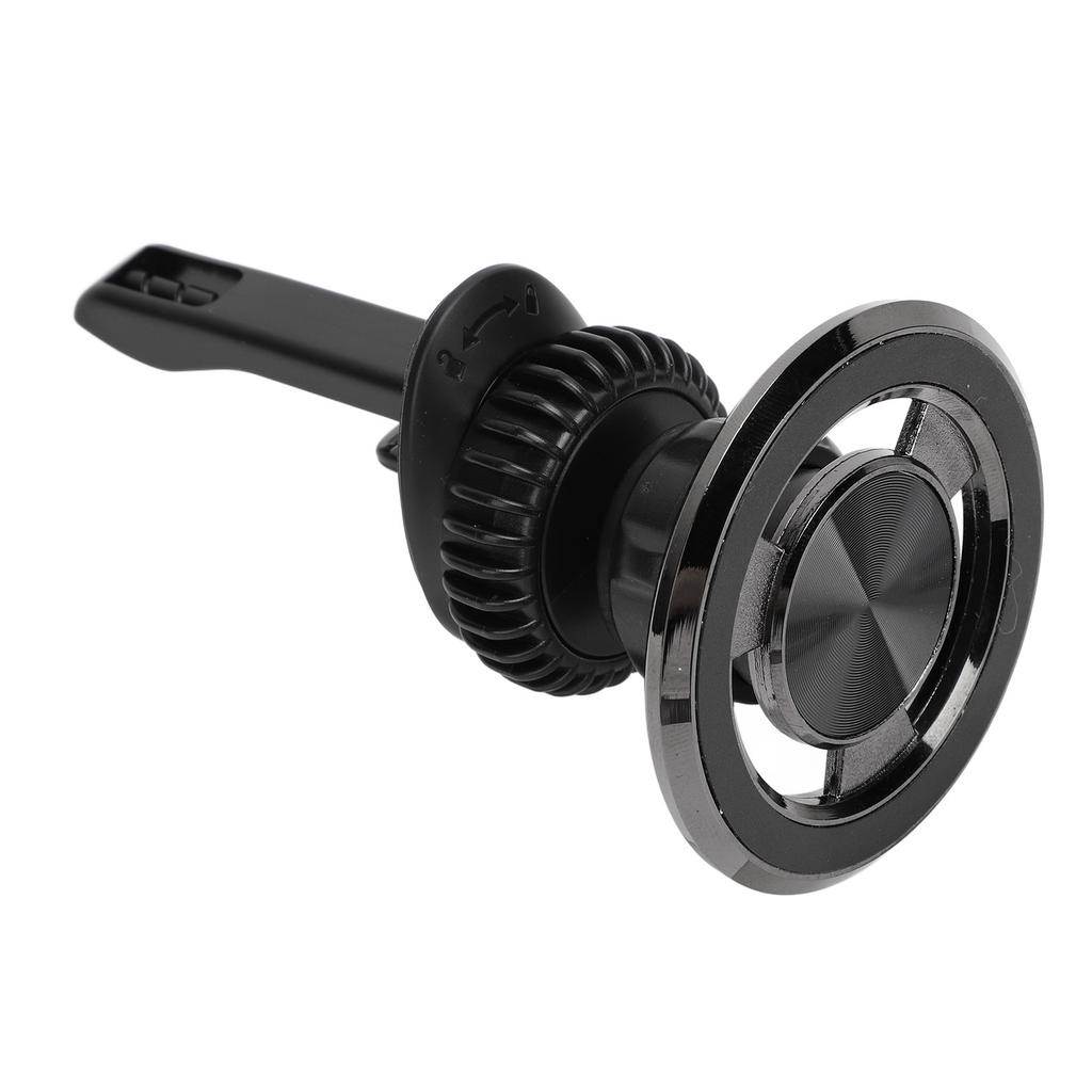 Автомобильный держатель для телефона на вентиляционное отверстие, вращение на 360 градусов, магнитная адсорбция, держатель для телефона, алюминиевый сплав, автомобильный