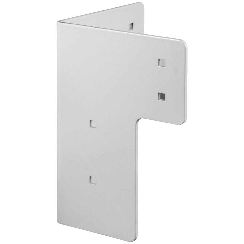 Workbench Corner Brackets 8 PCs Shop Table Bracket Kit 48 LBS Shop Table Corner Brackets 4 mm Right Angle White Color Galvanized Steel Elevated