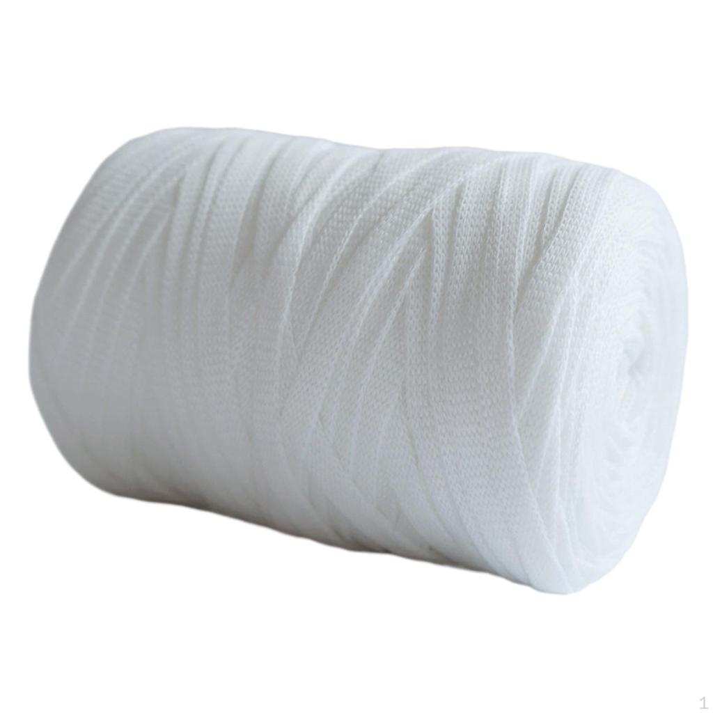 Трикотажная пряжа спагетти декор вязание крючком ткань толстая ткань для подушки кровать для питомца