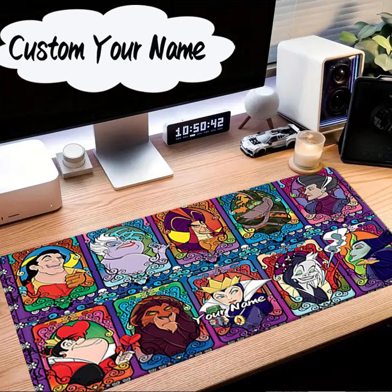 Custom Name Mouse pad Evil Queens Collage Mouse Pad Desk Mat, Non-Slip Rubber Backer Pad For Computer Notebook Gaming Mouse Pad Birthday Gift
