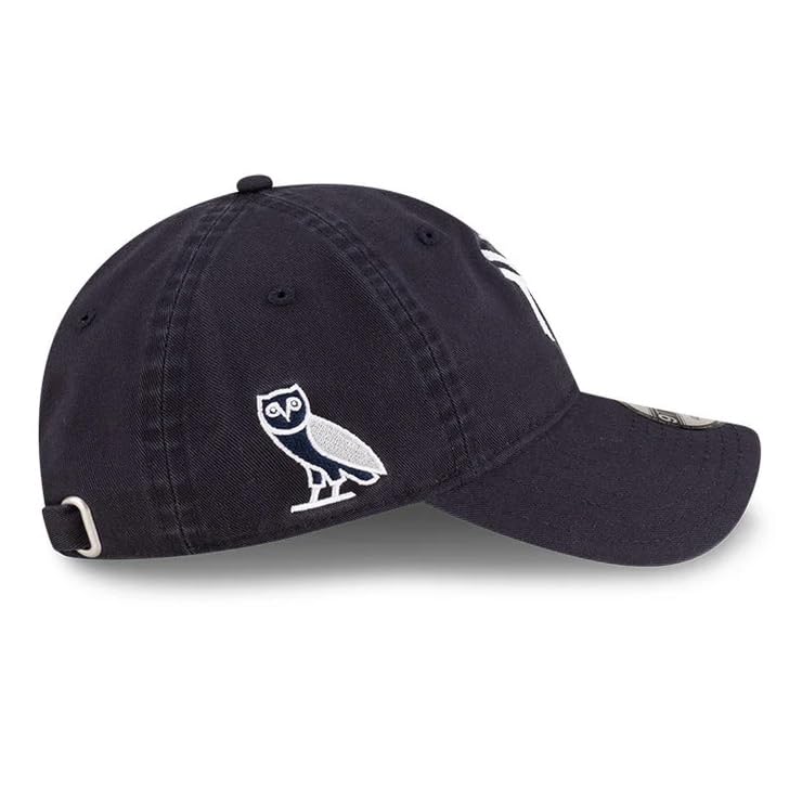 OVO New Era 9TWENTY New York Yankees MLB Adjustable Cap Navy New Era Very Own New York Yankees Hat 920 Sz One Size October's [Used]