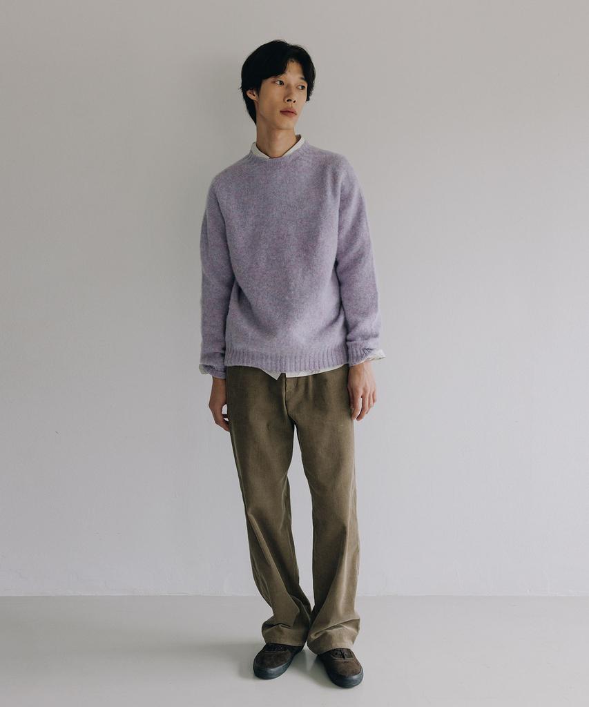 BLANKROOM Shaggy Dog Crew Neck_Confetti