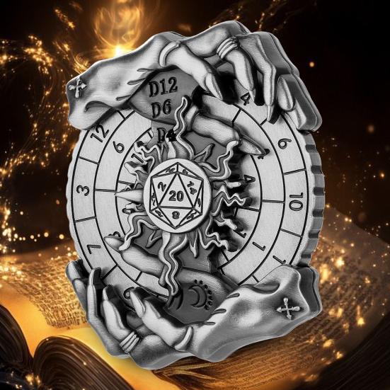 DND Dice Spinner Shadow Claws Roulette Alloy Spinner Dragon Metallic RPG Dice Roulette для игры Dungeons And Dragon, настольная игра, подарки