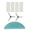 Side Brushes Mop Cloth Kit Vacuum Cleaner Accessories For Cecotec For CONGA 8090 For ULTRA Replacement Parts