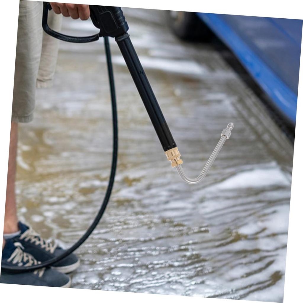 High-pressure Water Extension Rod U-shaped Rod Spray Appliance Air-conditioning Cleaning Tools Sector Head