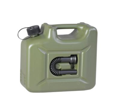 HUNERSDORFF 801000 Канистра для топлива Profi 10 л OLIVE Политенк для воды Оливковый