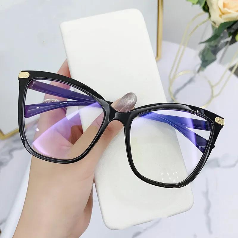 Anti-Blue Light Eyeglasses Cat Eye Glasses - Frame Women Optical Computer Eyewear Radiation Protection Spectacle Lunette Homme