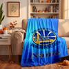 Golden State Warriors Custom Flannel Blankets Soft Warm Cozy Throws for Home Decor Holiday Gifts