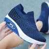 Women's Lace-up Breathable Mesh Platform Rocker Shoes Casual Sports Shoes