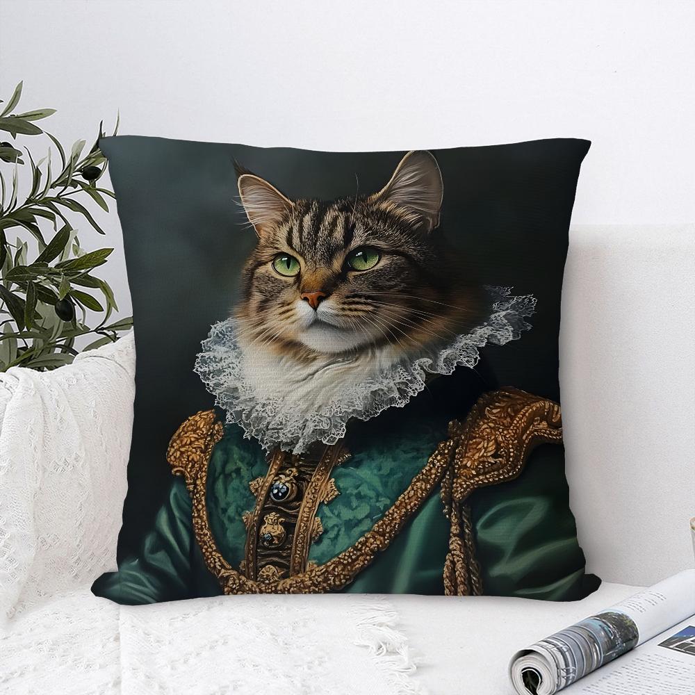Nordic Fashion Animal Pillow Case Sofa Decorative Home Double-sided Print Plush Square Throw Pillow Covers Cushion Decor Cover
