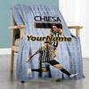 Juventus Personalized Name Blanket Throw Personalized Blanket Comfortable for Seaside Picnics Office Sofa for All Occasions Gifts For Family Or Friend