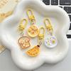1Pcs/4Pcs Woman Keychain Gift Keychain Purse Sturdy And Strong Durable Hang On Backpack Cute Breakfast Keychain Decoration