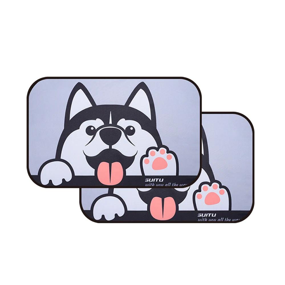 Мультяшный автомобильный солнцезащитный козырек на окно, боковая сетка, занавеска, солнцезащитный козырек для багажника автомобиля, автофургона, туристического инвентаря