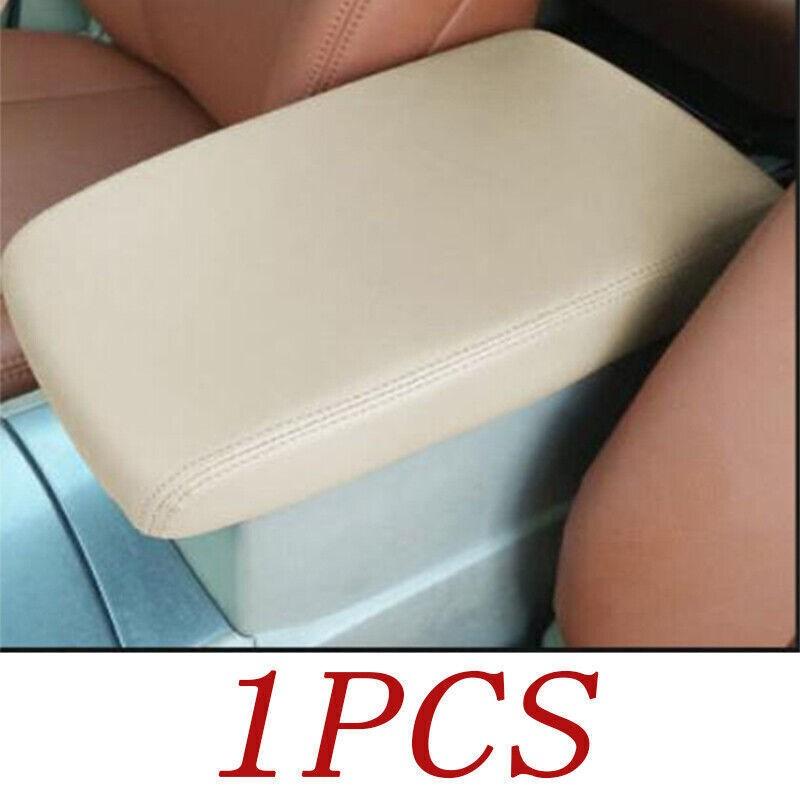 For Toyota Highlander 08-13 Beige Leather Middle Console Armrest Box Cover Trim