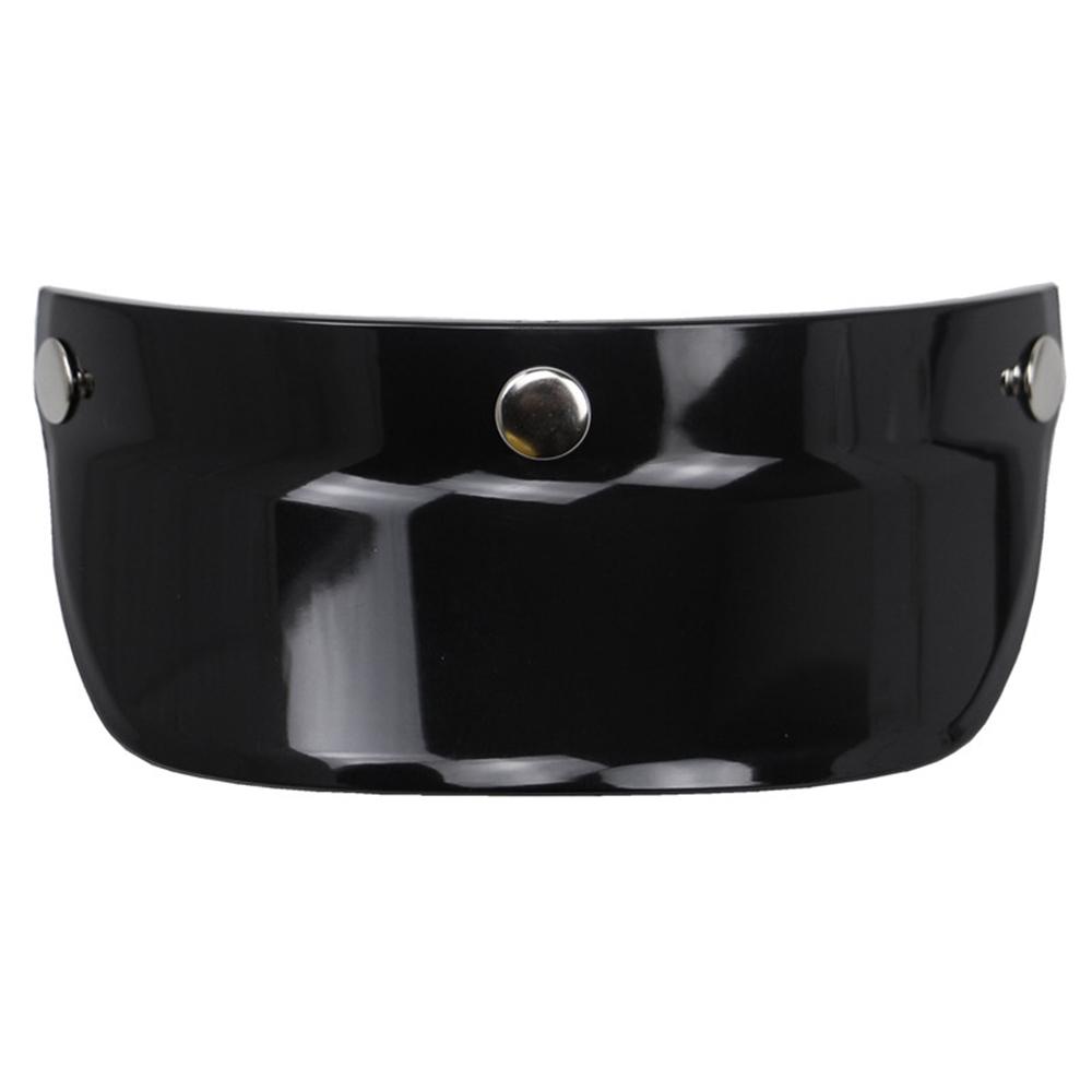 Универсальный откидной ветрозащитный козырек с 3 кнопками для мотоциклетного шлема с открытым лицом