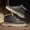 Осень новая мужская обувь на высокой платформе спортивная обувь на платформе повседневная универсальная уличная рабочая ретро трендовая обувь