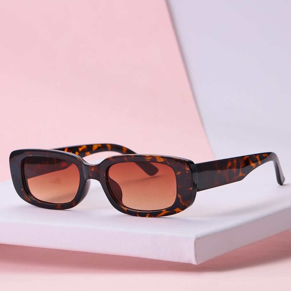 Retro Square Frame Small Rectangle Eyeglasses Women Sunglasses Eyewear Sun Glasses