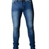 New Men's Skinny New Solid Colour Denim Chinos Trend Straight Jeans