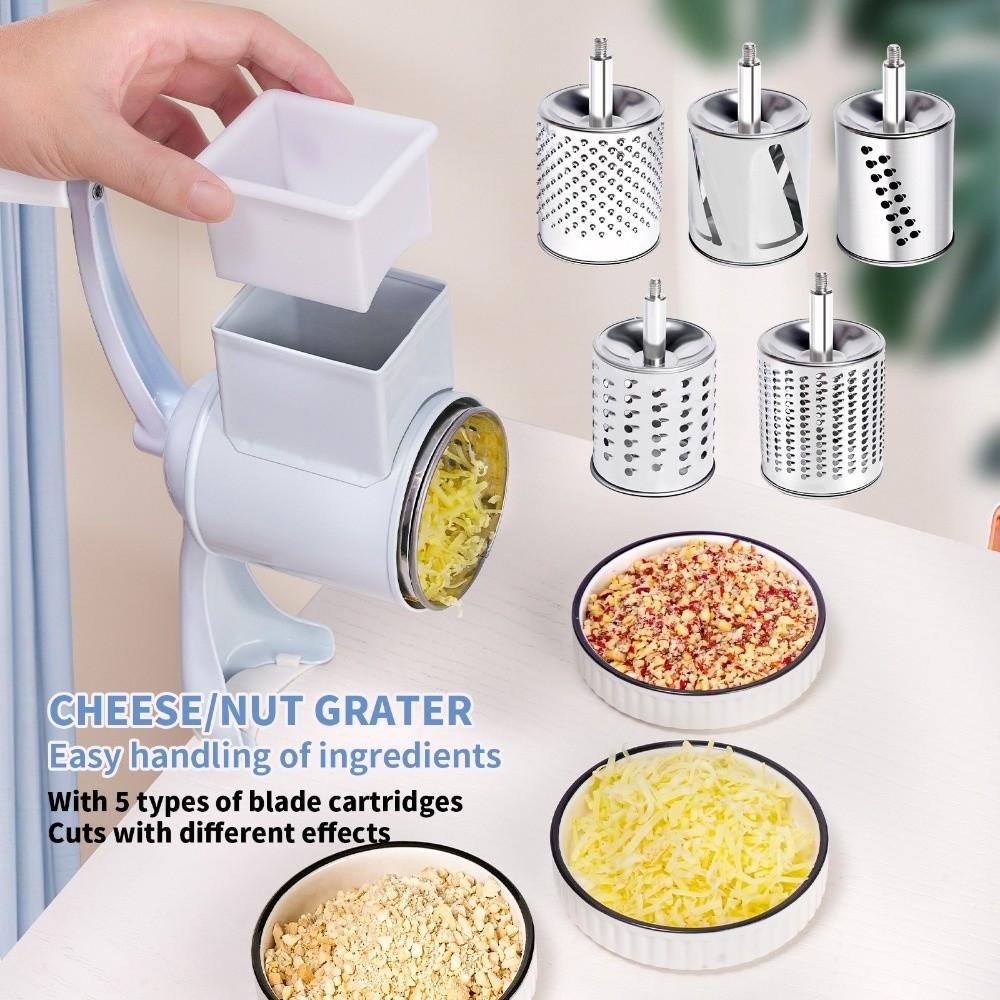 with Hand Crank Peanut Grinder Rotary Drum Dried Fruit Crusher Household Use