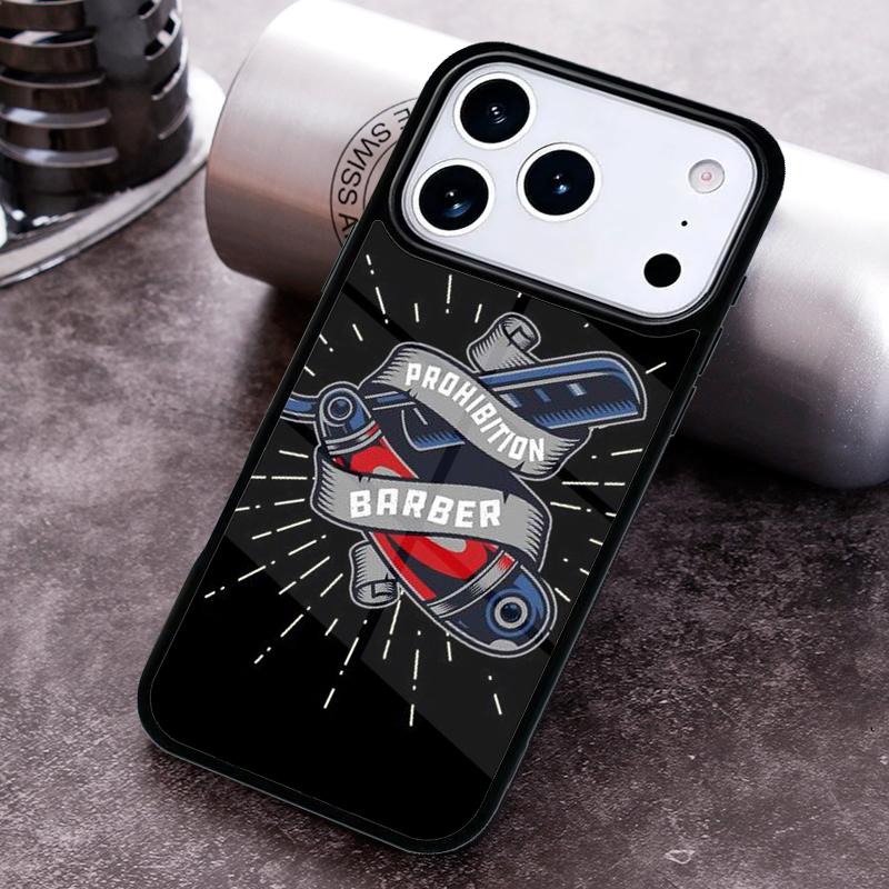 Парикмахерская Салон Парикмахера Мягкий Чехол для Телефона Для iPhone 17 16 15 14 13 12 11 Pro Max Plus 17Air Мягкое Силиконовое Покрытие